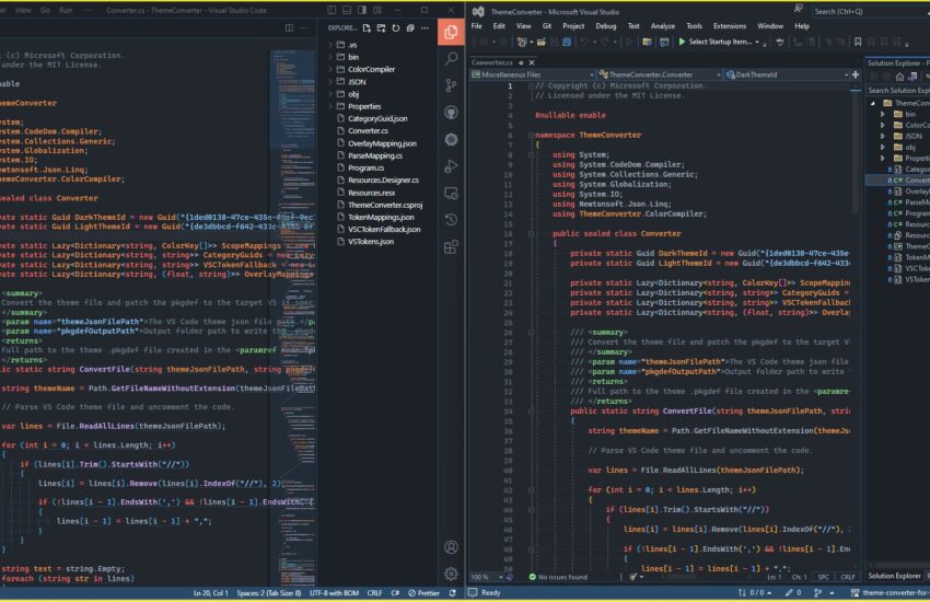 VS Code & Visual Studio Community 2022